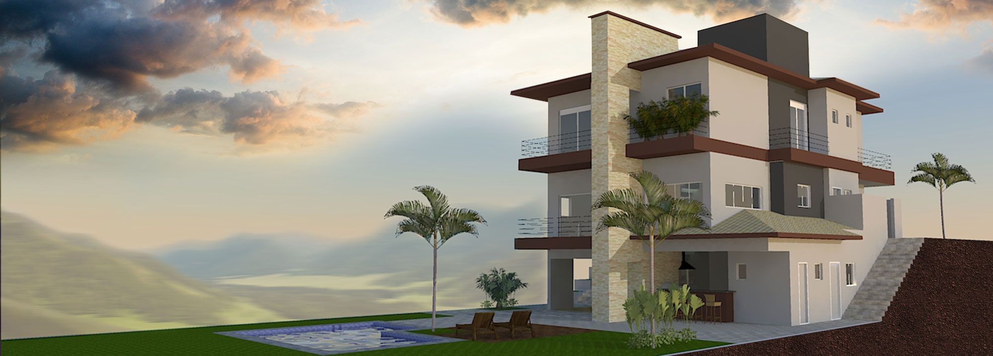 Projeto Residencial - 417,56 m²